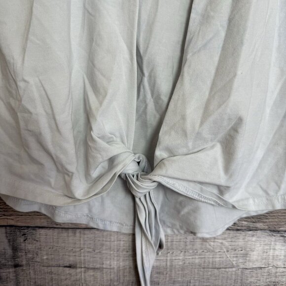 Jed North Womens Keyhole Back with Tie Tank Top Gym Blue Tie Dye Small - Picture 5 of 7